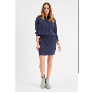 Etienne Marcel Tunic Dress in Blue‎ EM7103 Size Xs